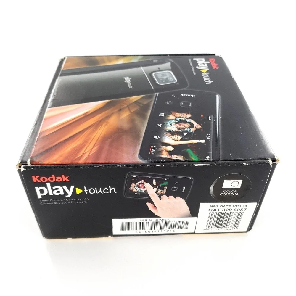 Kodak Play Touch Zi10 HD Video And 5MP Still Camera In Box Tested & Works